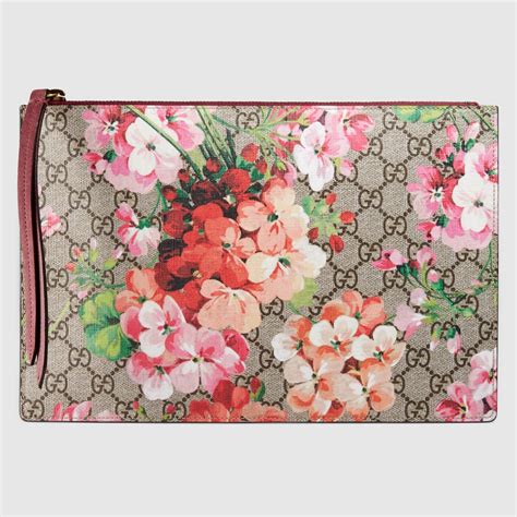 gucci gg blooms pouch|real Gucci pouch.